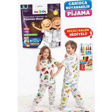 Carioca Boyanabilir Pijama 5-6 Yaş -Keçeli Kalem Hediyeli