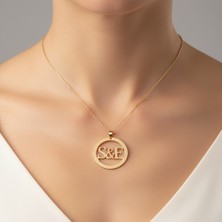 Tabitela 14 Ayar Altın Kolye Ucu E&s GM11310 1 gr