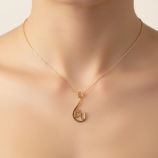 Tabitela 14 Ayar Altın Kolye Ucu E&u GM11338 0.5 gr