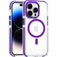 DS LLC Joko Iphone 14 Pro Bella Magsafe Kapak - Derin Mor