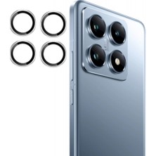 DS LLC Joko Xiaomi Mi 14T Pro Pvd Metal Kamera Lens - Gümüş