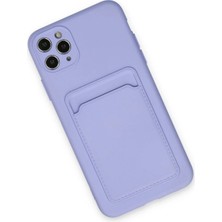 DS LLC Ieg™  Iphone 11 Pro Max Kılıf Kelvin Kartvizitli Silikon - Lila