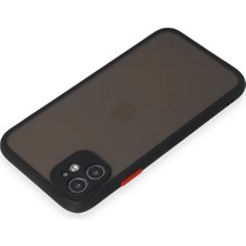 DS LLC Ieg™  Iphone 11 Kılıf Montreal Silikon Kapak - Siyah