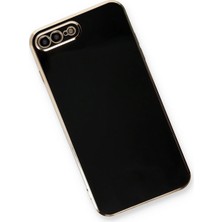 DS LLC Ieg™  Iphone 7 Plus Kılıf Volet Silikon - Siyah