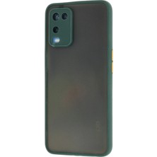 DS LLC Ieg™  Oppo A54 4g Kılıf Montreal Silikon Kapak - Yeşil