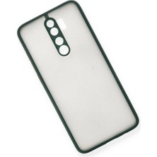 DS LLC Ieg™  Xiaomi Redmi Note 8 Pro Kılıf Montreal Silikon Kapak - Yeşil