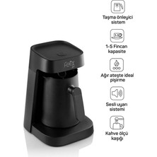 Arzum FL397 Felix Jet Türk Kahvesi Makinesi, 5 Fincan Kapasiteli, Taşma Önleyici Sistem, Bol Köpüklü Kahve