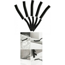 DS LLC Ieg™ 5 Adet Ince Kıl Fırça Banyo Mutfak Pencere Oluk Klozet Kenarı Kavisli Detay Temizleme F