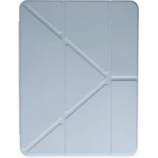 DS LLC Ieg™  Samsung Galaxy T737 Tab S7 Fe 12.4 Kılıf Kalemlikli Mars Tablet Kılıfı - Mavi