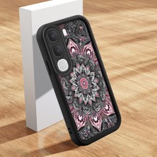 HONTINGA Vıvo Y31 5g ile Uyumlu Kılıfı Düşüme Önleyici Basitlik Anti Düşme Kamera Korumali Şirin Halı Siyah Desen Yumuşak Silikon Telefon Kılıfı Kadın ve Erkek Için Uygundur K2-0249