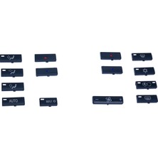 İnnovareauto Bmw X5 E53 2000-2006 Için Klima Panel Düğmeleri 14 Parçalı Set