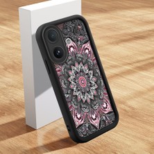 HONTINGA Vıvo V60 ile Uyumlu Kılıfı Düşüme Önleyici Basitlik Anti Düşme Kamera Korumali Şirin Halı Siyah Desen Yumuşak Silikon Telefon Kılıfı Kadın ve Erkek Için Uygundur K2-0249