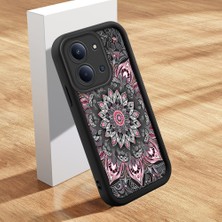 HONTINGA Redmi 15C 5g ile Uyumlu Kılıfı Düşüme Önleyici Basitlik Anti Düşme Kamera Korumali Şirin Halı Siyah Desen Yumuşak Silikon Telefon Kılıfı Kadın ve Erkek Için Uygundur K2-0249