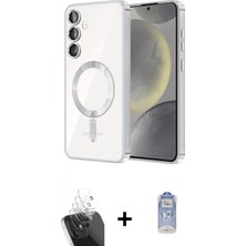 İlk El Grup Ieg™ Galaxy A35 5g Nova Işık Özel Seri - Siyah Joko Magic 5d Cam + Şeffaf Kamera Lens Koruma Cam