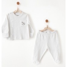 Butik Mey Ithalat® AC26754 2li Takım White