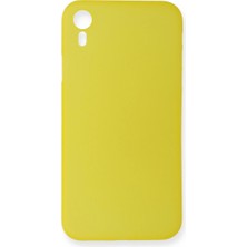 DS LLC Iphone Xr Kılıf Pp Ultra Ince Kapak - Sarı