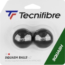 Tecnifibre Squash Balls (Red Dot) (2`li) 2 Paket