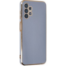 DS LLC Samsung Galaxy A13 4g Kılıf Volet Silikon - Mavi