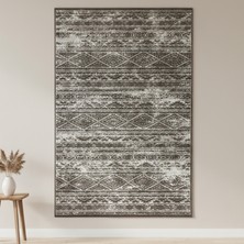 Ottofis Laura Koleksiyonu 4 Metrekare 150x230cm Bej Renk Akrilik Iplik Saçaksız Makine Dokuma Salon Mutfak Yatak Odası Halısı