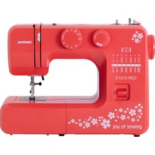 Janome E1015 Dikiş Makinesi (Kırmızı)