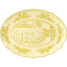 Guzzini Josephine Servis Tabağı Large 51X38 cm Sarı