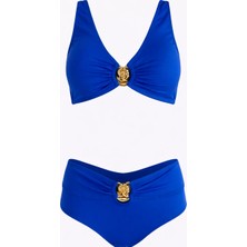 Sailor Moda Özel Tasarım Yüksek Bel Bikini Takım