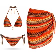 Sailor Moda Kısa Pareolu Brezilyan Bikini Takım