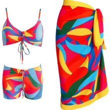 Sailor Moda Pareolu Toparlayıcı Şortlu Takım