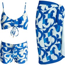 Sailor Moda Pareolu Toparlayıcı Şortlu Takım