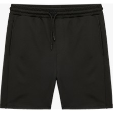 Koton Straight Fit Cepli Bermuda Beli Bağcıklı Spor Şort