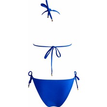 Sailor Moda Üçgen Ince Ipli Deniz Yıldızlı Bikini Takım