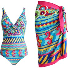 Sailor Moda Pareolu Kalın Askılı Mayo