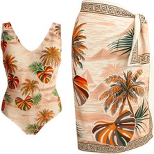 Sailor Moda Pareolu Desenli V Yaka Mayo