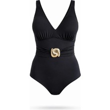 Sailor Moda Pareolu Aksesuarlı Mayo