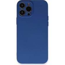Elma Shop Iphone 13 Pro Kılıf Nano Içi Kadife - Lacivert