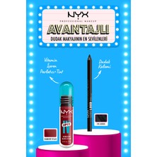 NYX Professional Makeup Nyx Lip Iv 13 Cranberry Splash + Nyx Line Loud Lip Liner Evil Genius