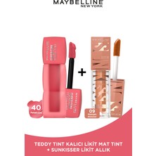 Maybelline New York Maybelline Super Stay Teddy Tint 40 Petalcore + Maybelline Sunkisser Blush 09 Midnight