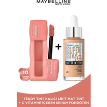 Maybelline New York Maybelline Super Stay Teddy Tint 10 Current Mood + Maybelline Superstay Glow Tint 40
