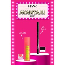 NYX Professional Makeup Nyx Fat Cheeks Blush Peach Plunge + Nyx Epic Wear Liner Pitch Black