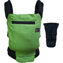 Babalinbaby Babalin Baby Ergonomik Yeşilim Yenidoğan Set 0-4 Yaş İçin Hava Geçiren Pamuklu Kanguru