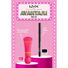 NYX Professional Makeup Nyx Smushy Matte Lip Balm Sweet Smack + Nyx Epic Wear Liner Pitch Black