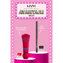 NYX Professional Makeup Nyx Smushy Matte Lip Balm 10 Sassy Stuf + Nyx Epic Wear Liner Deepest Brown