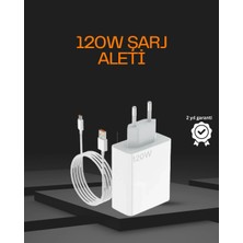 Butik Mey Ithalat® 120 Watt Type C Şarj Başlığı Poco X3 X4 X5 Pro Uyumlu