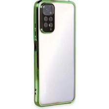 Bucuks Note 11 Kılıf Lensli - Yeşil