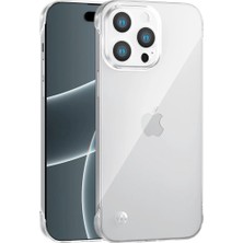 Vissona iPhone 13 Pro Uyumlu Kamera Korumalı Yanları Açık Sararmaz Sert Mika Şeffaf Kılıf