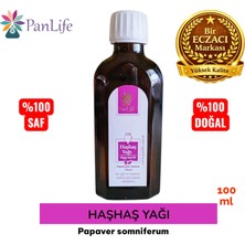 Panlife Haşhaş Yağı 100 ml (Poppy Seed Oil) Soğuk Sıkım %100 Saf ve Doğal – Cilt & Saç Bakım Yağı