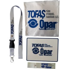 Tusba Market Tofaş Opar Beyaz Torpido Örtüsü & Torpido Üstü Kaydırmaz Ped / Beyaz Tampon Dili / Oto Ayna Askısı