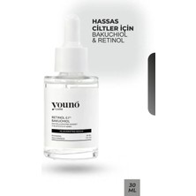 Youno Care Retinol Serum %0.1 30 ml | Bakuchiol & Ceramide Complex | Yaşlanma Karşıtı Serum