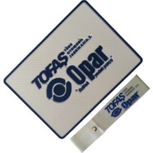 Tusba Market Tofaş Opar Torpido Üstü Beyaz Kaydırmaz Ped / Tofaş Opar Beyaz Oto Tampon Dili & Çeki Ipi