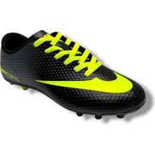 Walked 401-26 Çocuk Çivili Halı Saha Krampon Siyah Sarı 31-35